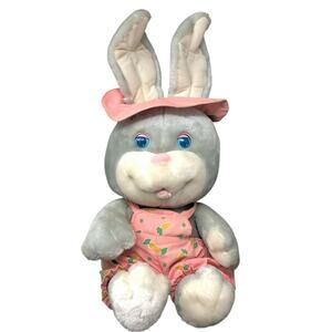 Hasbro Softies Googlies Plush Bunny Sleepy Eyes Vintage 1986